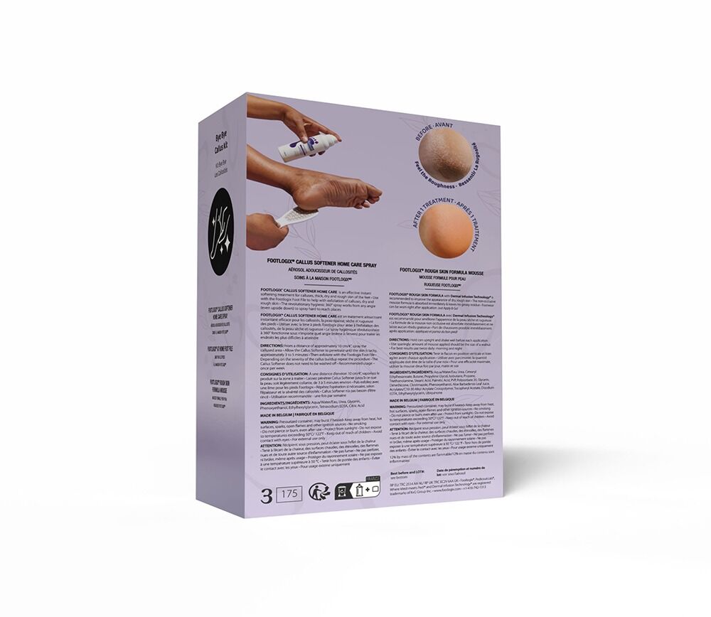 Footlogix Bye Bye Callus Kit Box