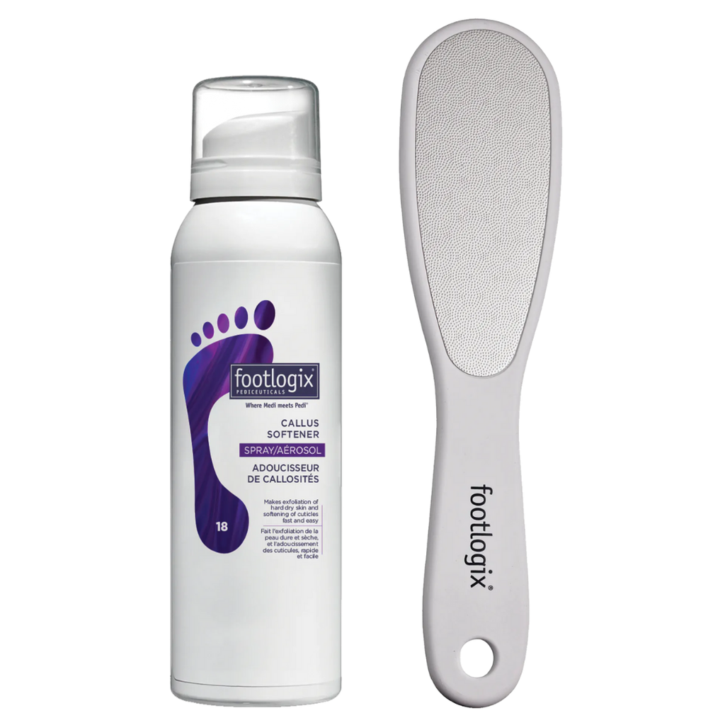 Footlogix Ultimate At-Home Foot Care Combo 100 ml - Callus softener spray en Footlogix At Home voetvijl