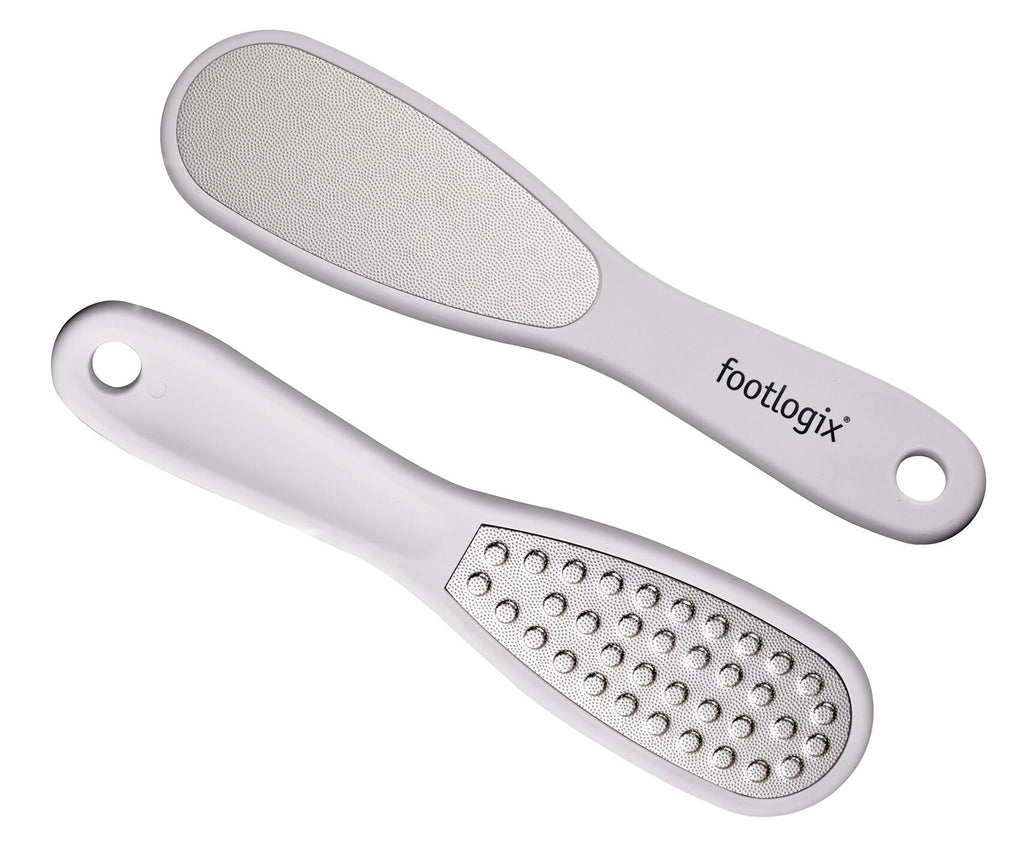 Footlogix Double-Sided Rubberized Handle-Vijl - Coarse/Fine