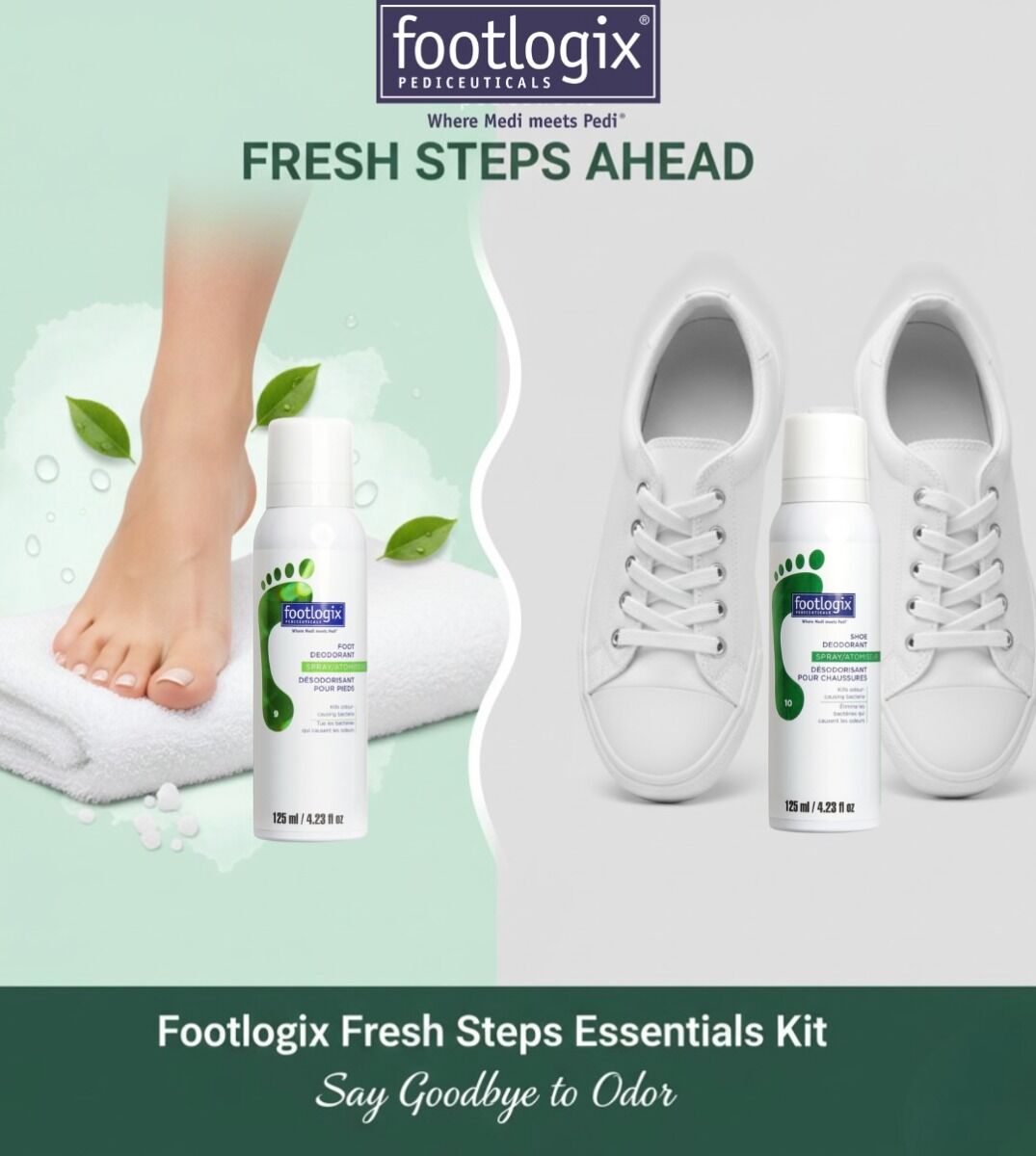Footlogix Fresh Steps Essentials Kit - 2-delige set